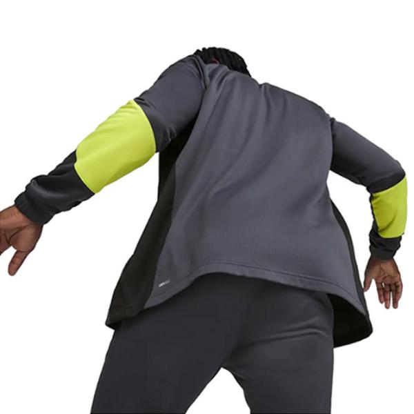 Jachetă sport pentru bărbați Puma PU65835205 M/ Gray-Electric Lime photo 2