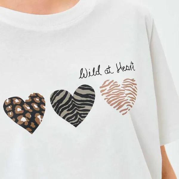 Tricou pentru femei Koton 4SAK50087EK 100% bumbac/ White photo 5 Tricou pentru femei Koton 4SAK50087EK 100% bumbac/ White photo 5