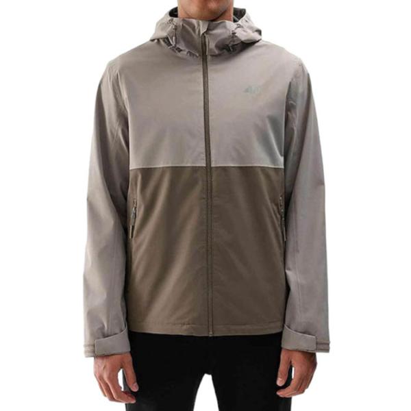 Jachetă sport pentru bărbați 4F 4FWSS24TTJAM444-83S L/ Bej închis photo 1