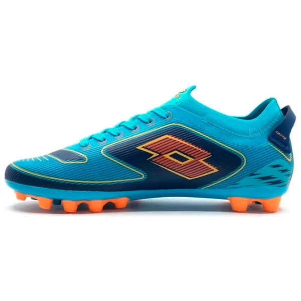 Ghete de fotbal pentru bărbați Lotto 3M BARAKUS FG 3FX 41/ Blue photo 2 Ghete de fotbal pentru bărbați Lotto 3M BARAKUS FG 3FX 41/ Blue photo 2