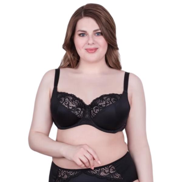 Sutien pentru femei Milavitsa 112830 90E/ Black photo 3
