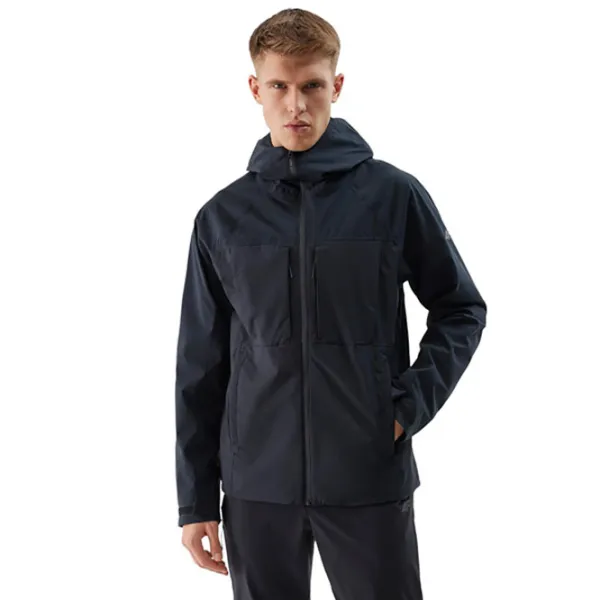 Jachetă sport pentru bărbați 4F 4FRSS24TTJAM556-21S L/ Black photo 3 Jachetă sport pentru bărbați 4F 4FRSS24TTJAM556-21S L/ Black photo 3