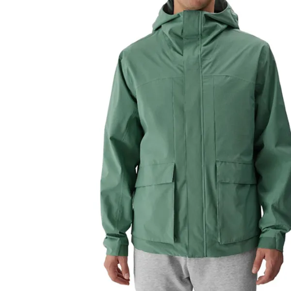 Jachetă sport pentru bărbați 4F 4FRSS24TTJAM645-41S XL/ Green photo 2 Jachetă sport pentru bărbați 4F 4FRSS24TTJAM645-41S XL/ Green photo 2