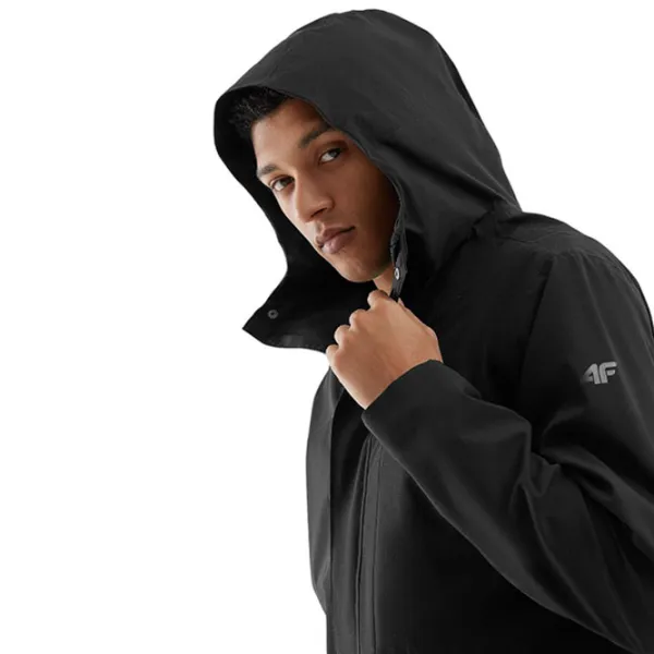 Jachetă sport pentru bărbați 4F 4FRSS24TTJAM645-20S XL/ Black photo 4 Jachetă sport pentru bărbați 4F 4FRSS24TTJAM645-20S XL/ Black photo 4