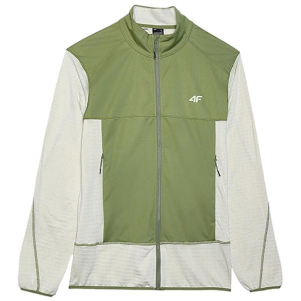 Jachetă sport pentru bărbați 4F 4FWSS24TTJAM437-44S L/ Khaki photo 1 Jachetă sport pentru bărbați 4F 4FWSS24TTJAM437-44S L/ Khaki photo 1