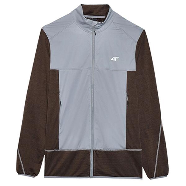 Спортивная куртка для мужчин 4F 4FWSS24TTJAM437-24S M/ Grey photo 1 Спортивная куртка для мужчин 4F 4FWSS24TTJAM437-24S M/ Grey photo 1