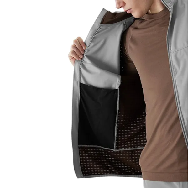 Jachetă sport pentru bărbați 4F 4FWSS24TTJAM437-24S S/ Grey photo 5