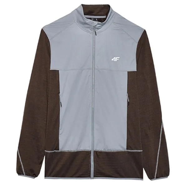 Jachetă sport pentru bărbați 4F 4FWSS24TTJAM437-24S XL/ Grey photo 1 Jachetă sport pentru bărbați 4F 4FWSS24TTJAM437-24S XL/ Grey photo 1