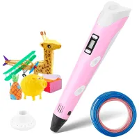 3D ручка 3DPen P62-2 ABS/ Розовый photo 5