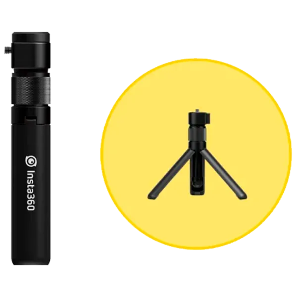 Trepied Insta360 Selfie stick & Tripod Bullet Time Bundle Black photo 4