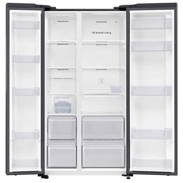 Frigider Samsung RS62DG5003B1UA Side by Side 680 l / 178 cm / Black photo 4