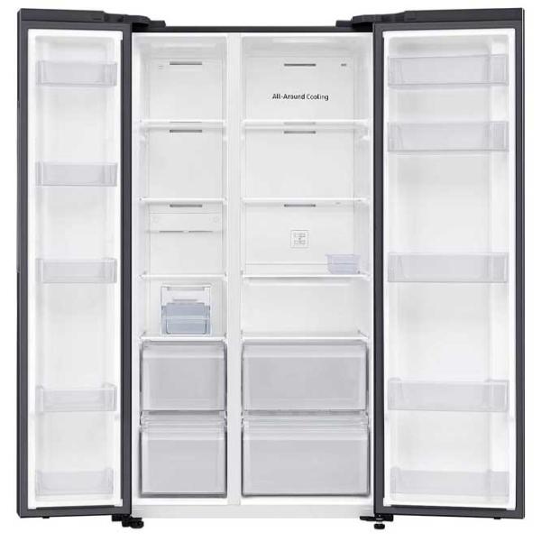 Frigider Samsung RS62DG5003B1UA Side by Side 680 l / 178 cm / Black photo 4