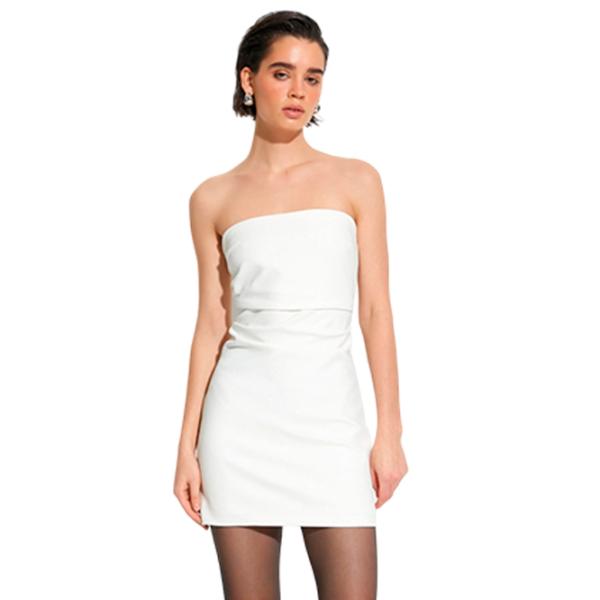 Rochie pentru femei Koton 4SAK80096EK L/ White photo 1 Rochie pentru femei Koton 4SAK80096EK L/ White photo 1