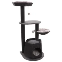 Когтеточка для кошек Flamingo Berliot Напольная/ Черный