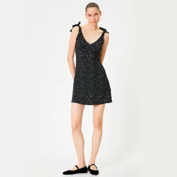 Платье для женщин Koton 4SAL80024IK XS/ Черный photo 5 Платье для женщин Koton 4SAL80024IK XS/ Черный photo 5