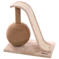 Когтеточка для кошек Flamingo Rina Напольная/ Коричневый