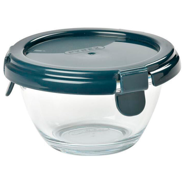 Ёмкость для хранения Beaba Pyrex 0.2 л/ Стекло/ Синий photo 2