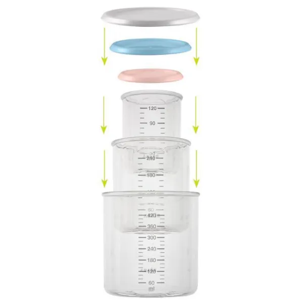 Rezervor de stocare Beaba B912804 0.12 l/ Sticlă/ Transparent photo 2 Rezervor de stocare Beaba B912804 0.12 l/ Sticlă/ Transparent photo 2