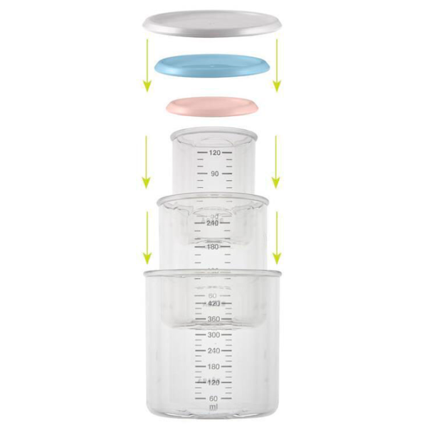 Rezervor de stocare Beaba B912804 0.12 l/ Sticlă/ Transparent photo 2 Rezervor de stocare Beaba B912804 0.12 l/ Sticlă/ Transparent photo 2