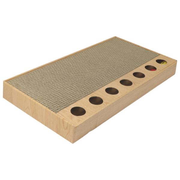 Когтеточка для кошек Record Cardboard Напольная/ Коричневый photo 2