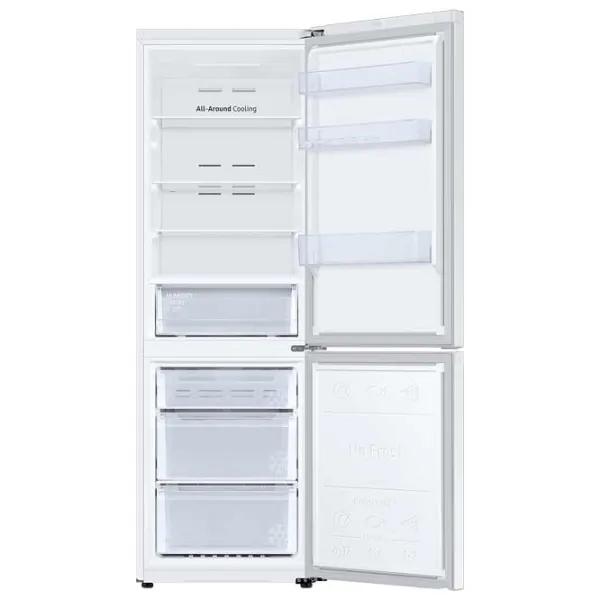Frigider Samsung RB34C670EWW/UA cu congelator jos 340 l / 185.3 cm / White photo 4 Frigider Samsung RB34C670EWW/UA cu congelator jos 340 l / 185.3 cm / White photo 4