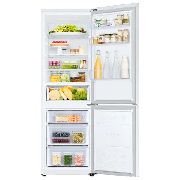 Frigider Samsung RB34C670EWW/UA cu congelator jos 340 l / 185.3 cm / White photo 7 Frigider Samsung RB34C670EWW/UA cu congelator jos 340 l / 185.3 cm / White photo 7