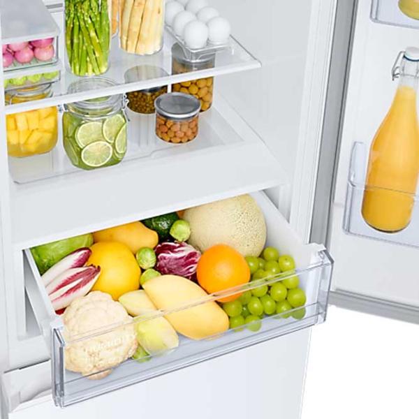 Frigider Samsung RB34C670EWW/UA cu congelator jos 340 l / 185.3 cm / White photo 8 Frigider Samsung RB34C670EWW/UA cu congelator jos 340 l / 185.3 cm / White photo 8