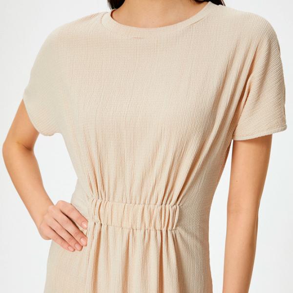 Rochie pentru femei Koton 4SAK80001UK XL/ Beige photo 4