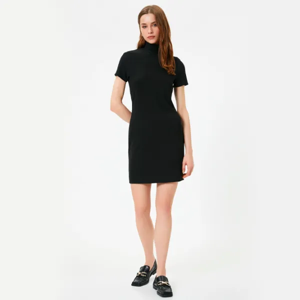 Rochie pentru femei Koton 4SAK80267EK L/ Black photo 4