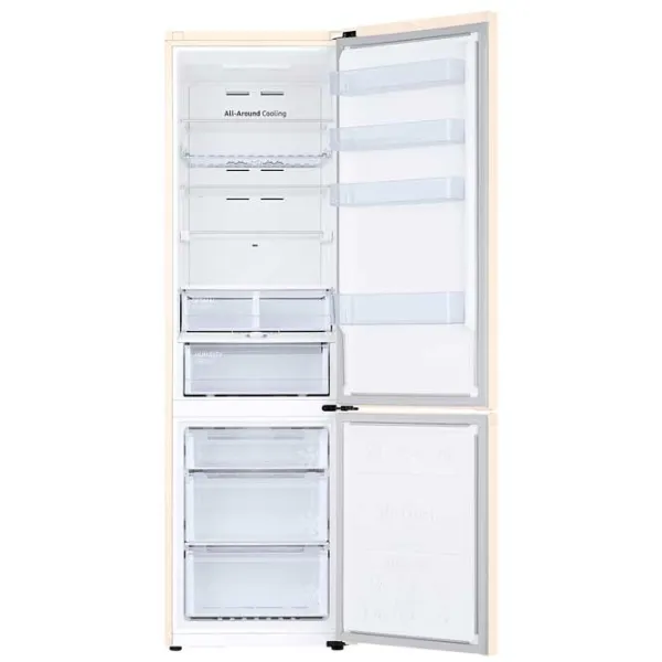 Frigider Samsung RB38C676EEL/UA cu congelator jos 385 l / 203 cm / Beige photo 4