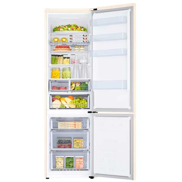 Frigider Samsung RB38C676EEL/UA cu congelator jos 385 l / 203 cm / Beige photo 5