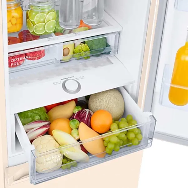 Frigider Samsung RB38C676EEL/UA cu congelator jos 385 l / 203 cm / Beige photo 6