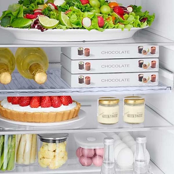 Frigider Samsung RB38C676EEL/UA cu congelator jos 385 l / 203 cm / Beige photo 7
