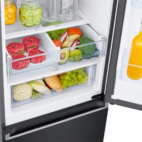 Frigider Samsung RB38C676EB1/UA cu congelator jos 385 l / 203 cm / Black photo 7