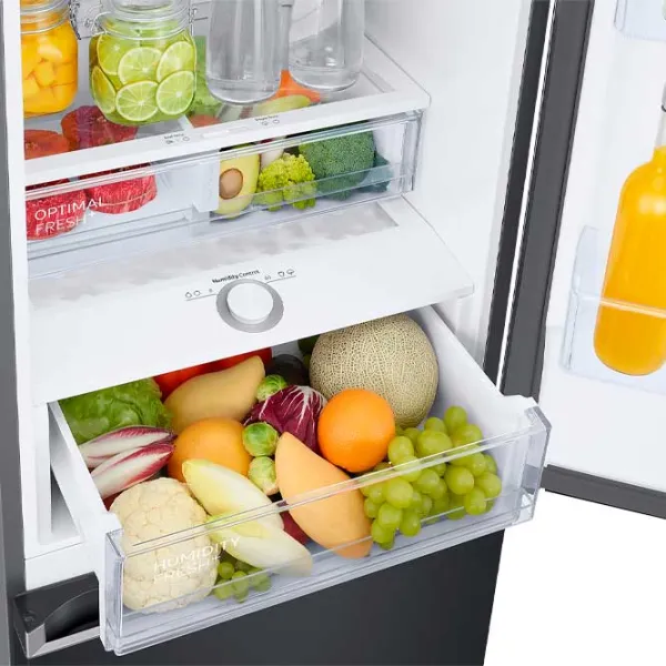 Frigider Samsung RB38C676EB1/UA cu congelator jos 385 l / 203 cm / Black photo 8