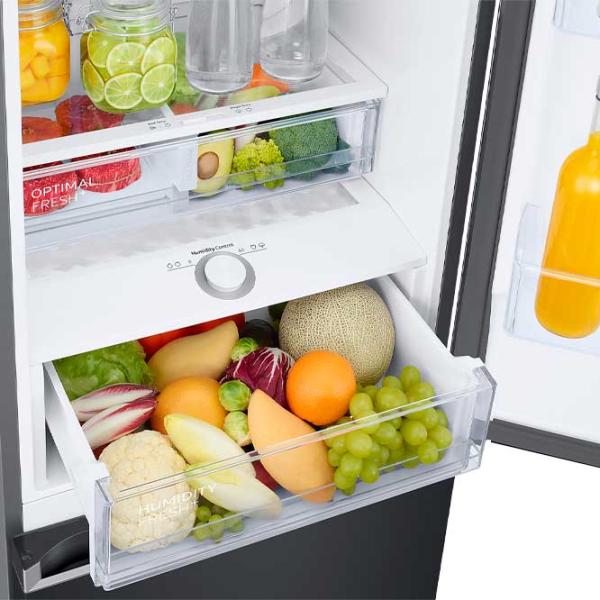 Frigider Samsung RB38C676EB1/UA cu congelator jos 385 l / 203 cm / Black photo 8