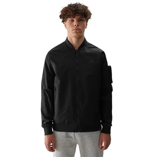 Спортивная куртка для мужчин 4F 4FWSS24TJACM151-20S XL/ Black photo 2