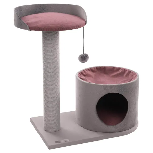 Когтеточка для кошек Flamingo Kara Напольная/ Серый photo 1 Когтеточка для кошек Flamingo Kara Напольная/ Серый photo 1