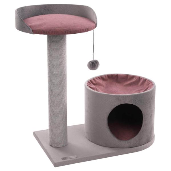 Когтеточка для кошек Flamingo Kara Напольная/ Серый photo 1 Когтеточка для кошек Flamingo Kara Напольная/ Серый photo 1