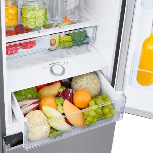 Frigider Samsung RB38C676ES9/UA cu congelator jos 385 l / 203 cm / Silver photo 7