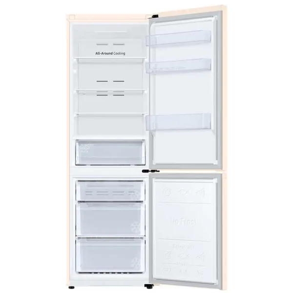 Frigider Samsung RB34C600EEL/UA cu congelator jos 340 l / 185.3 cm / Beige photo 4