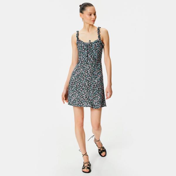 Rochie pentru femei Koton 4SAL80050IW XS/ Blue Design photo 3