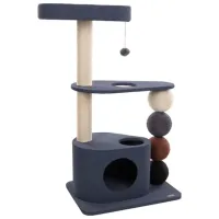 Когтеточка для кошек Flamingo Horacio Напольная/ Синий