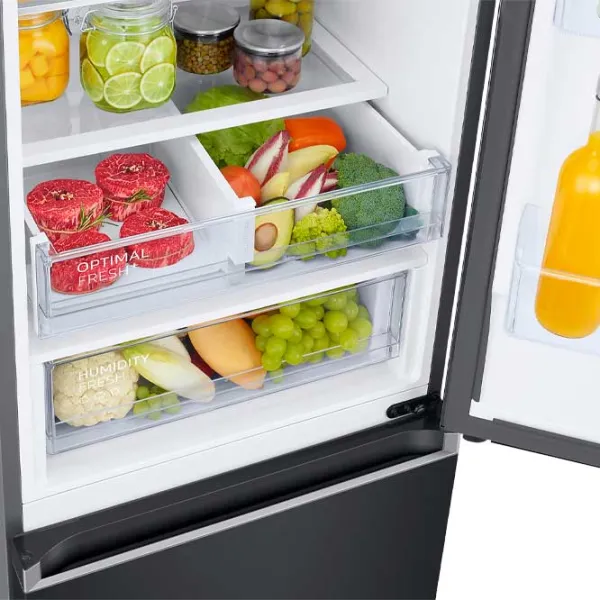 Frigider Samsung RB38C679EB1/UA cu congelator jos 385 l / 203 cm / Black photo 12