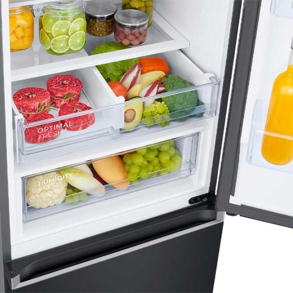 Frigider Samsung RB38C679EB1/UA cu congelator jos 385 l / 203 cm / Black photo 12