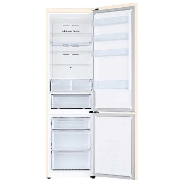 Frigider Samsung RB38C679EEL/UA cu congelator jos 385 l / 203 cm / Beige photo 4