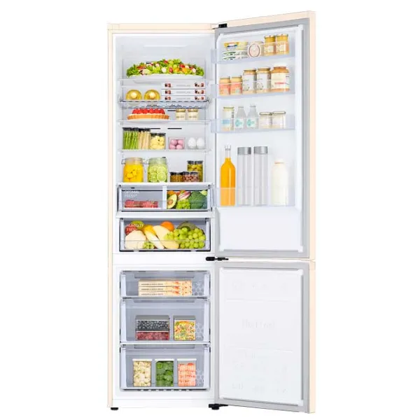 Frigider Samsung RB38C679EEL/UA cu congelator jos 385 l / 203 cm / Beige photo 5