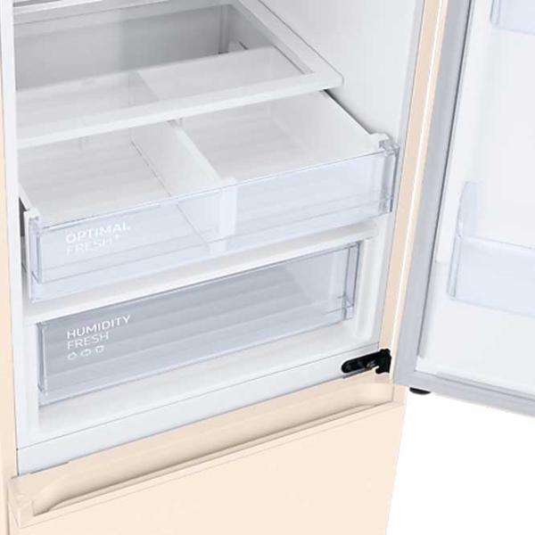 Frigider Samsung RB38C679EEL/UA cu congelator jos 385 l / 203 cm / Beige photo 6