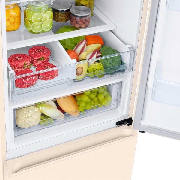 Frigider Samsung RB38C679EEL/UA cu congelator jos 385 l / 203 cm / Beige photo 7