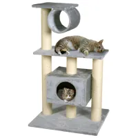 Когтеточка для кошек Flamingo Triede Напольная/ Серый